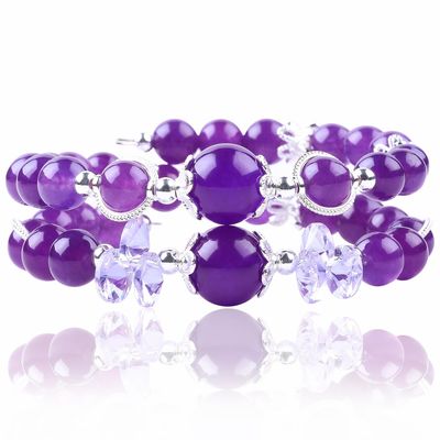 Heilende Energie Frauen Edelstein Perlen Armband 4/6/8/10/12mm
