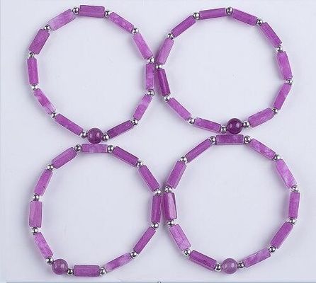 3mm/8mm/13mm Rechteckige Perle Heilende Energie Kristall Edelstein Armband