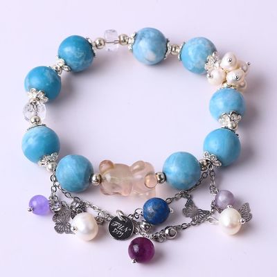 Heilende Kraft 10mm Edelstein Perlen runden Armbänder mit schönen Zauber