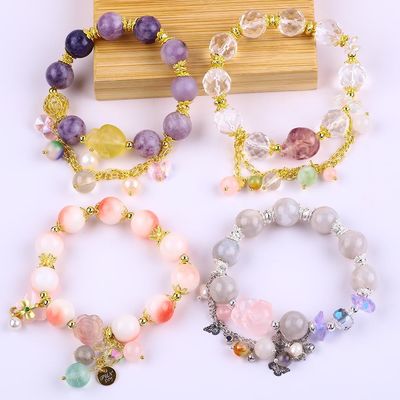 Party-Schmuck Edelsteine Steinschmuck Armbänder zum Geschenken