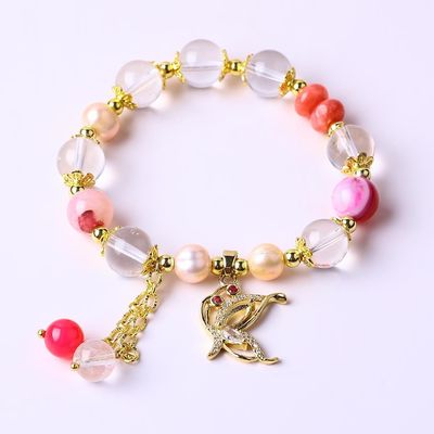 Handgefertigt Heilende Energie 10mm Perlen Armband Edelstein Stretch Armband