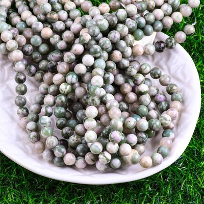 Lucky Jade Runde Perle Naturkristall Edelstein verschiedene Perlengröße Locker Perlenstränge für DIY Schmuckherstellung