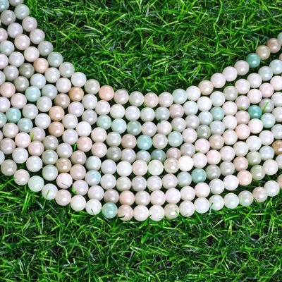 Sie Tai Jade Runde Perle Naturkristall Edelstein verschiedene Perlen Größe Locker Perlen Strähnen für DIY Schmuck