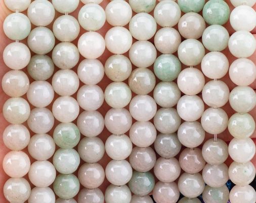 Sie Tai Jade Runde Perle Naturkristall Edelstein verschiedene Perlen Größe Locker Perlen Strähnen für DIY Schmuck