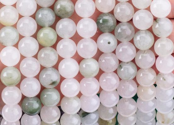 Tian Shan Green Jade Round Bead Naturkristall Edelstein Verschiedene Perlengröße Locker Perlenstränge für DIY Schmuckherstellung