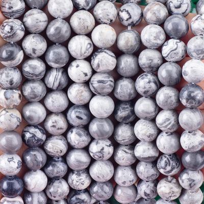 8mm Naturkarte Edelstein Perlen Heilende Kristallstein Perlen zum Schmuck machen