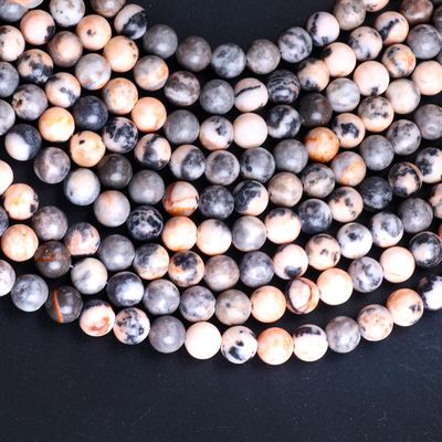 8mm natürliche rosa Zebra Stein Edelstein Perlen Heilende Kristallstein Perlen für Schmuckherstellung