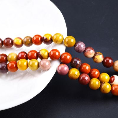 8 mm Natur Eierblume Edelstein Perlen Heilende Kristallstein Perlen für Schmuck