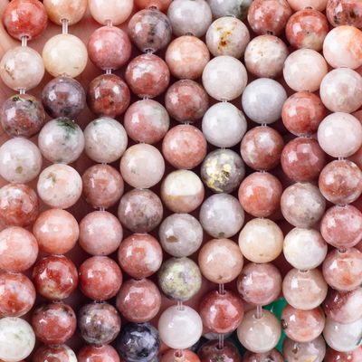 8 mm Rot Pflaumenblüten Edelstein Heilende Kristallstein Perlen für Schmuckherstellung