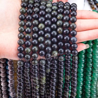 Wandstein rundes Perlen Naturkristall Edelstein lose Perlen Stränge für DIY Schmuckherstellung