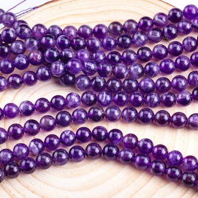 Dunkler Amethyst Halbedelstein Perlen Locker Edelsteine zur Schmuckherstellung