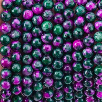 8mm Epidote Edelsteine Perlen Dunkler Rubin Zoisite Edelstein Perlen Heilende Kristallstein Perlen Perlen für Schmuck