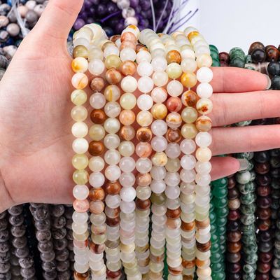 8mm afghanische Jade Edelstein Perlen Heilende Kristallstein Perlen für Schmuckherstellung