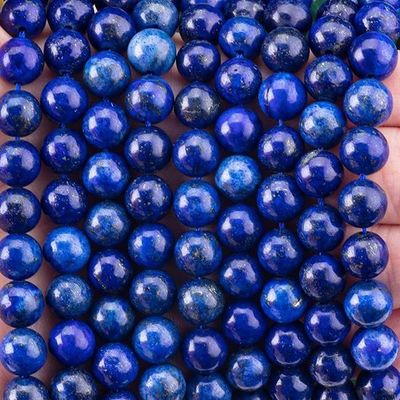 8mm dunkle Lapis Lazuli Edelstein Perlen Heilende Kristallstein Perlen für Schmuckherstellung