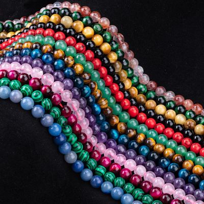 8mm Malachit Edelstein Perlen Heilende Kristallstein Perlen für Schmuck