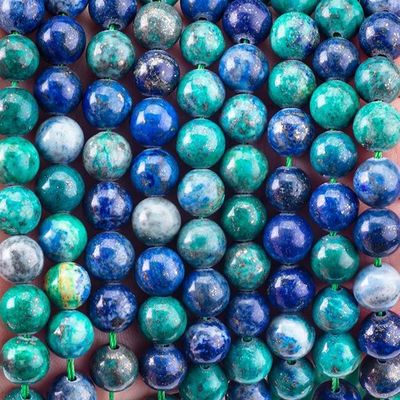 8mm farbenfrohe Lapis Lazuli Edelstein Perlen Heilende Kristallstein Perlen zum Schmuck machen