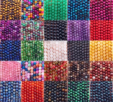 8mm klare Moos Agat Edelstein Perlen Heilende Kristallstein Perlen für Schmuckherstellung