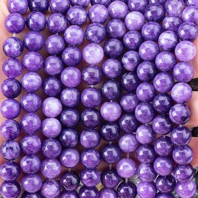 8mm hochwertige klare violette Galaxie Agat Edelstein Perlen Heilende Kristallstein Perlen für Schmuckherstellung