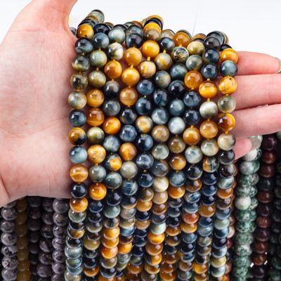 8mm Dream Tiger Eye Edelstein Perlen Heilende Kristallstein Perlen für Schmuckherstellung