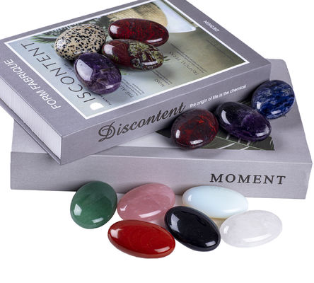Natürlicher Polierter Amethyst Palmstein Amethyst Taschen Edelstein Amethyst Sorgen Stein Zur Linderung von Stress Heimdekoration