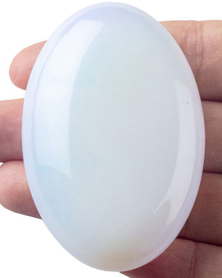 Natürlicher Opal Palmstein Heilung Polster Tasche Opal Felsen Steine Oval Sorgen Stein Angst Befreiung