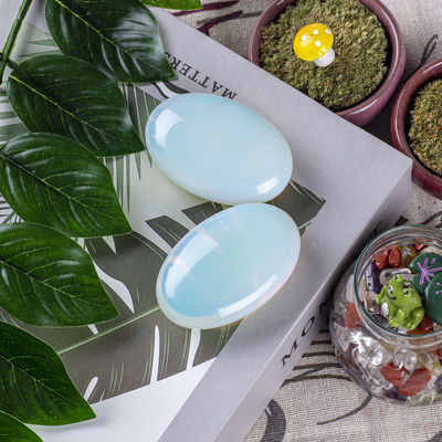 Natürlicher Opal Palmstein Heilung Polster Tasche Opal Felsen Steine Oval Sorgen Stein Angst Befreiung
