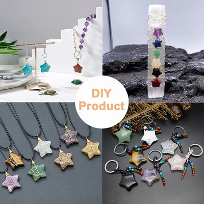 Sternen Edelstein Heilende Kristall Sternen Stein Für DIY Schmuck