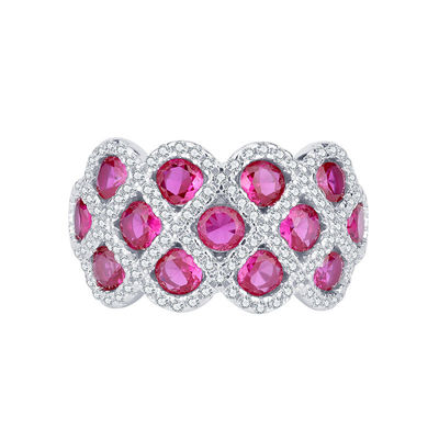 Zirkon 925 Sterling Silber Edelstein Verlobungsringe Blumenform