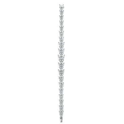 18K Gold Weizen Ohr Moissanite Tennis Armband für Verlobung