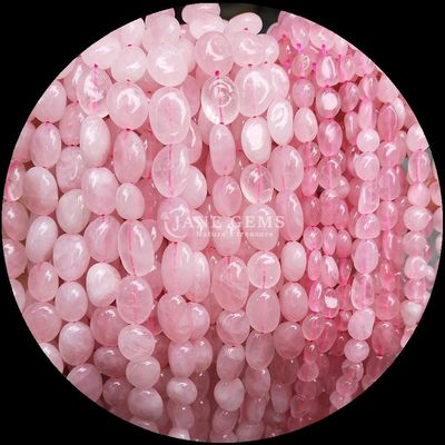 Natürlicher Kristall Edelstein unregelmäßige Form Rosenquarz / Erdbeerquarz / Amethyst / Klares Quarz Loose Bead Strands