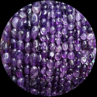 Natürlicher Kristall Edelstein unregelmäßige Form Rosenquarz / Erdbeerquarz / Amethyst / Klares Quarz Loose Bead Strands