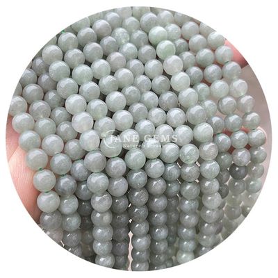 Großhandel Runde Naturstein Perlen Runde Locker Edelstein Perlen Zubehör 8mm Aquamarin Locker Perlen für DIY Schmuck