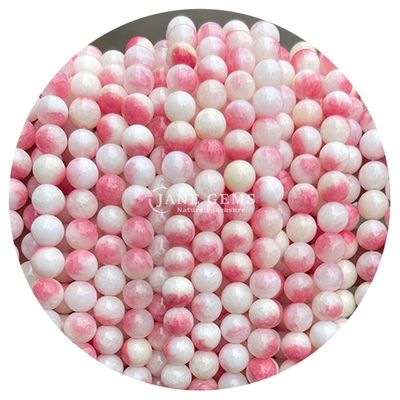 Großhandel Runde Naturstein Perlen Runde Locker Edelstein Perlen Zubehör 8mm Aquamarin Locker Perlen für DIY Schmuck