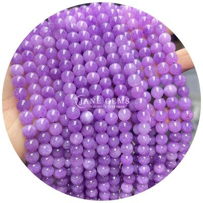 Großhandel Runde Naturstein Perlen Runde Locker Edelstein Perlen Zubehör 8mm Aquamarin Locker Perlen für DIY Schmuck