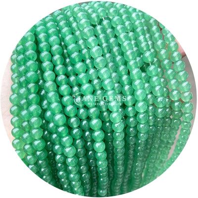 Großhandel Runde Naturstein Perlen Runde Locker Edelstein Perlen Zubehör 8mm Aquamarin Locker Perlen für DIY Schmuck