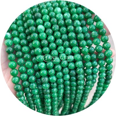 Großhandel Runde Naturstein Perlen Runde Locker Edelstein Perlen Zubehör 8mm Aquamarin Locker Perlen für DIY Schmuck