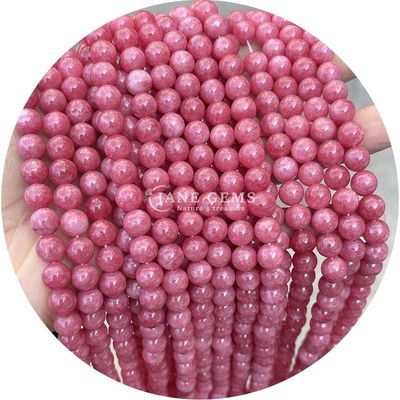 Großhandel Runde Naturstein Perlen Runde Locker Edelstein Perlen Zubehör 8mm Aquamarin Locker Perlen für DIY Schmuck