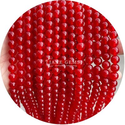 Großhandel Runde Naturstein Perlen Runde Locker Edelstein Perlen Zubehör 8mm Aquamarin Locker Perlen für DIY Schmuck