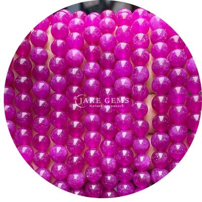 Großhandel Runde Naturstein Perlen Runde Locker Edelstein Perlen Zubehör 8mm Aquamarin Locker Perlen für DIY Schmuck