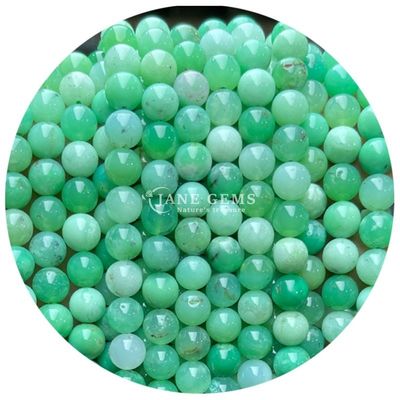 Großhandel Runde Naturstein Perlen Runde Locker Edelstein Perlen Zubehör 8mm Aquamarin Locker Perlen für DIY Schmuck
