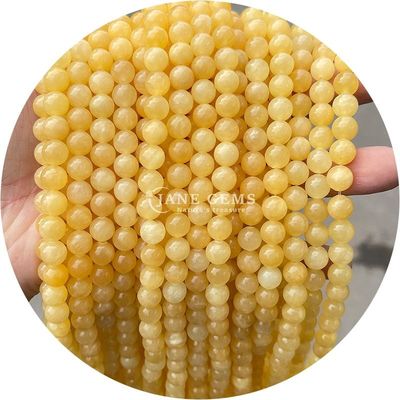Großhandel Runde Naturstein Perlen Runde Locker Edelstein Perlen Zubehör 8mm Aquamarin Locker Perlen für DIY Schmuck