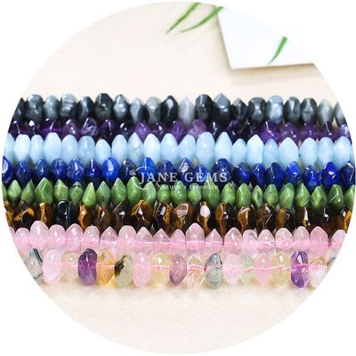 Großhandel Naturkristall Edelstein Winkel amorphe Perlen gestreiften Achat unregelmäßige Locker Perlen Zubehör für DIY Schmuck