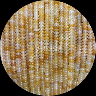 Kristall-Edelstein Rondelle Abacus Form HeShi Perle Verschiedene Steintypen Locker Perlenstränge zum Schmuck machen