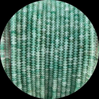 Verschiedene Edelsteine Typ Rondelle Abacus Form Sodalite Grün Aventurin Loose Bead Strands für Schmuckdesign