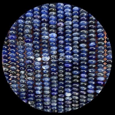 Verschiedene Edelsteine Typ Rondelle Abacus Form Sodalite Grün Aventurin Loose Bead Strands für Schmuckdesign