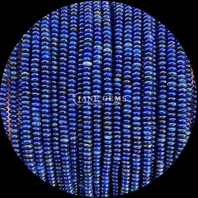 Natürlicher Edelstein Rondelle Abacus Form Perle Rosa Aventurin Lapis Lazuli Locker Perlenstränge für heilende Energie