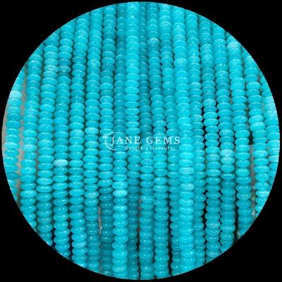 Natürlicher Edelstein Rondelle Abacus Form Perle Rosa Aventurin Lapis Lazuli Locker Perlenstränge für heilende Energie