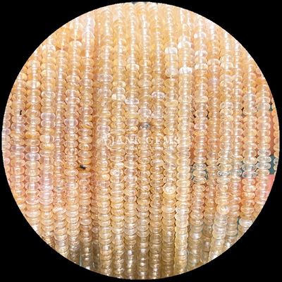 Edelsteine Perlen angepasste Größe Rondelle Abacus Form Edelstein Crazy Agate Aquamarin Locker Perlenstränge für Schmuckherstellung