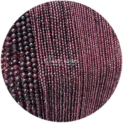 Faceted Small Beads Naturkristall Edelstein Verschiedene Steintypen Loose Bead Strands für DIY Schmuckherstellung