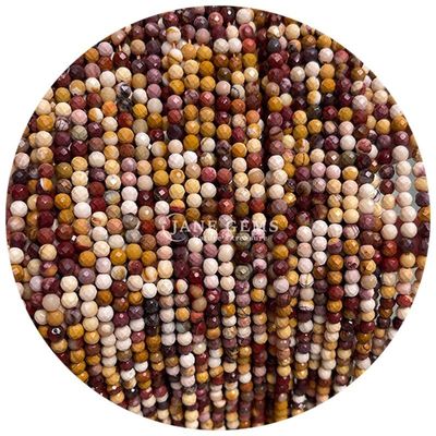 Faceted Small Beads Naturkristall Edelstein Verschiedene Steintypen Loose Bead Strands für DIY Schmuckherstellung
